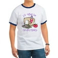 thumbnail image 1 of CafePress - I'd Rather Be Quilting Ringer T - 100% Cotton Ringed T-Shirt, 1 of 4