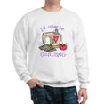 thumbnail image 1 of CafePress - I'd Rather Be Quilting Sweatshirt - Crew Neck Sweatshirt, 1 of 4