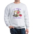 thumbnail image 1 of CafePress - I'd Rather Be Quilting Sweatshirt - Crew Neck Sweatshirt, 1 of 4