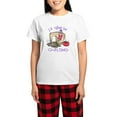 thumbnail image 1 of CafePress - I'd Rather Be Quilting Women's Light Pajamas - Women's Short Sleeve Print T-Shirt and Pants Light Cotton Pajama Set, 1 of 7