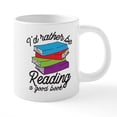 thumbnail image 1 of CafePress - I'd Rather Be Reading - 20 Oz White Ceramic Mega Mug, 1 of 5