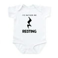 thumbnail image 1 of CafePress - I'd Rather Be Resting Baby Light Bodysuit - Baby Light Bodysuit, Size Newborn - 24 Months, 1 of 4