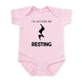 thumbnail image 1 of CafePress - I'd Rather Be Resting Baby Light Bodysuit - Baby Light Bodysuit, Size Newborn - 24 Months, 1 of 4