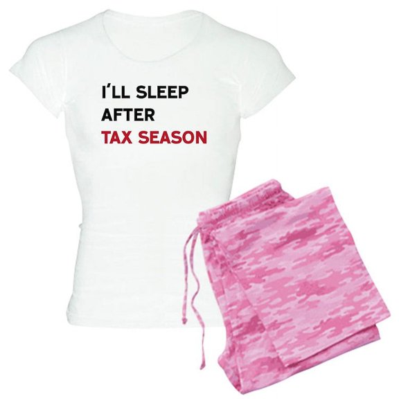 CafePress - I'll Sleep After Tax Season - Women's Light Pajamas