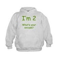 thumbnail image 1 of CafePress - I'm 2 What's Your Excuse? 2Nd Birthday - Kids Hooded Sweatshirt, Classic Hoodie, 1 of 4