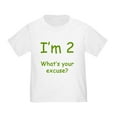 thumbnail image 1 of CafePress - I'm 2 What's Your Excuse? 2Nd Birthday Todd - Cute Toddler T-Shirt, 100% Cotton, 1 of 4