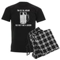 thumbnail image 1 of CafePress - I'm 21 Ya Hear So Buy Me A Bee Men's Dark Pajamas - Men's Dark Loose Fit Cotton Pajama Set, 1 of 7