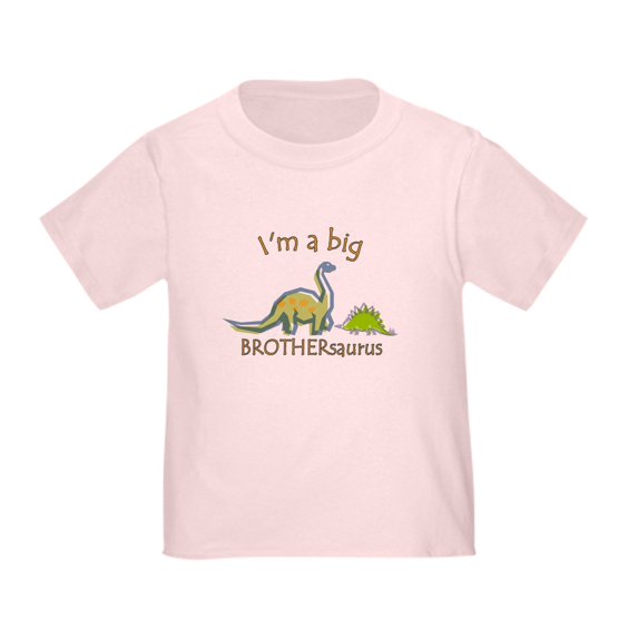 CafePress - I'm A Big Brother Dinosaur Toddler T Shirt - Cute Toddler T-Shirt, 100% Cotton
