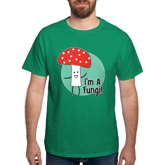 CafePress - I'm A Fungi Dark T Shirt - Men's Classic Graphic Cotton T-Shirt