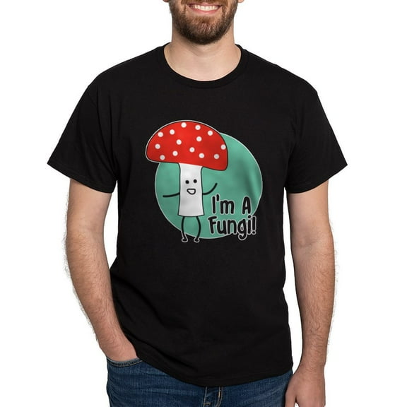 CafePress - I'm A Fungi Dark T Shirt - Men's Classic Graphic Cotton T-Shirt