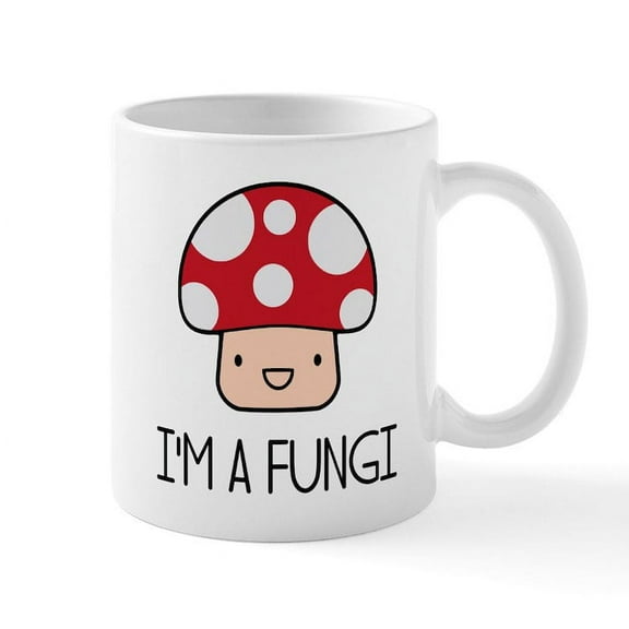 CafePress - I'm A Fungi Fun Guy Mushroom Mugs - 11 oz Ceramic Mug - Novelty Coffee Tea Cup