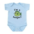 thumbnail image 1 of CafePress - I'm A Keeper! (Fish) Infant / - Baby Light Bodysuit, Size Newborn - 24 Months, 1 of 4