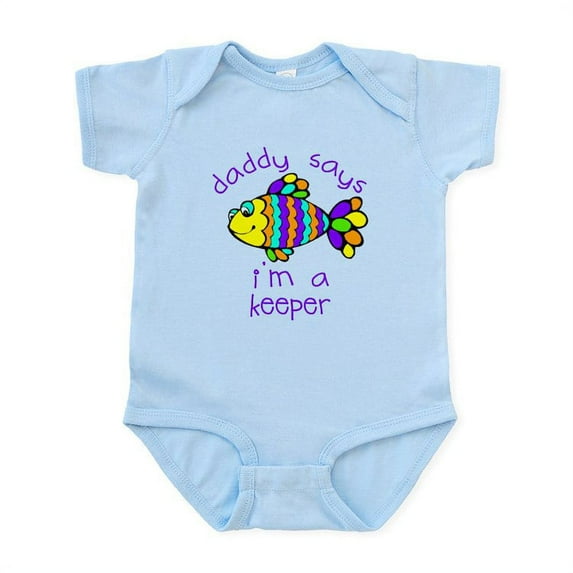CafePress - I'm A Keeper Infant Bodysuit - Baby Light Bodysuit, Size Newborn - 24 Months