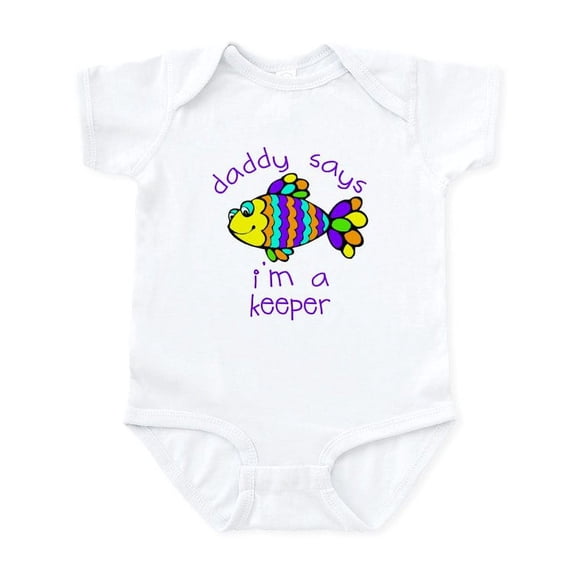 CafePress - I'm A Keeper Infant Bodysuit - Baby Light Bodysuit, Size Newborn - 24 Months