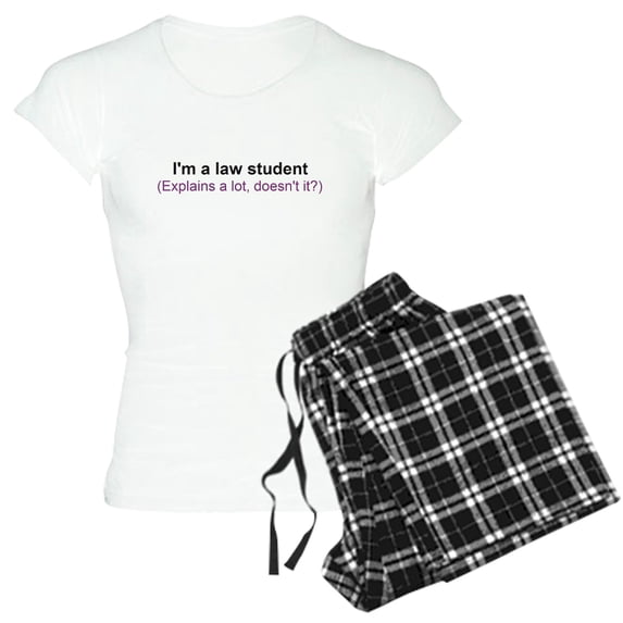CafePress - I'm A Law Student Pajamas - Women's Light Pajamas