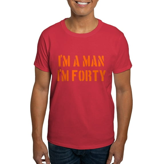 CafePress - I'm A Man I'm 40 T Shirt - Men's Classic Graphic Cotton T-Shirt