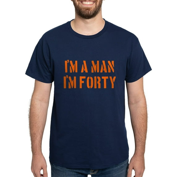 CafePress - I'm A Man I'm 40 T Shirt - Men's Classic Graphic Cotton T-Shirt