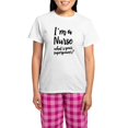thumbnail image 1 of CafePress - I'm A Nurse What's Your Sup Women's Light Pajamas - Women's Short Sleeve Print T-Shirt and Pants Light Cotton Pajama Set, 1 of 7