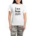 thumbnail image 1 of CafePress - I'm A Nurse What's Your Sup Women's Light Pajamas - Women's Short Sleeve Print T-Shirt and Pants Light Cotton Pajama Set, 1 of 7