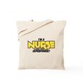 thumbnail image 1 of CafePress - I'm A Nurse What's Your Superpower Tote Bag - Unisex Canvas Tote Bag, Beige, 1-Piece, 1 of 6