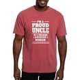 thumbnail image 1 of CafePress - I'm A Proud Uncle Of A Freaking Awesome Niece T Sh - Mens Comfort Colors Shirt, 1 of 5