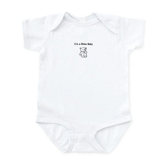 CafePress - I'm A Rhino Baby ~ Infant Bodysuit - Baby Light Bodysuit, Size Newborn - 24 Months