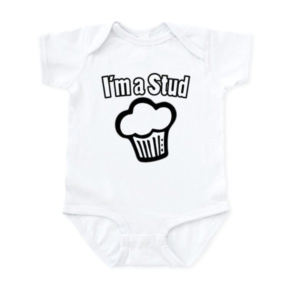 CafePress - I'm A Stud Muffin Infant Bodysuit - Baby Light Bodysuit, Size Newborn - 24 Months