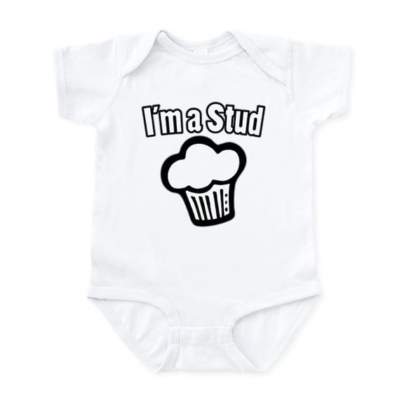 CafePress - I'm A Stud Muffin Infant Bodysuit - Baby Light Bodysuit, Size Newborn - 24 Months
