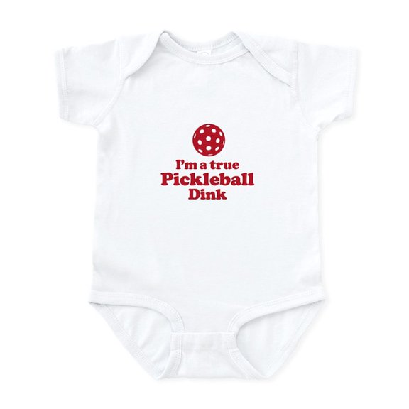 CafePress - I'm A True Pickleball Dink Body Suit - Baby Light Bodysuit, Size Newborn - 24 Months