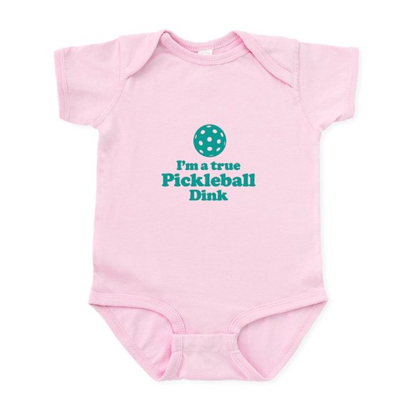 CafePress - I'm A True Pickleball Dink Body Suit - Baby Light Bodysuit, Size Newborn - 24 Months