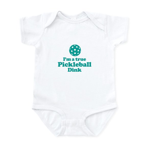 CafePress - I'm A True Pickleball Dink Body Suit - Baby Light Bodysuit, Size Newborn - 24 Months