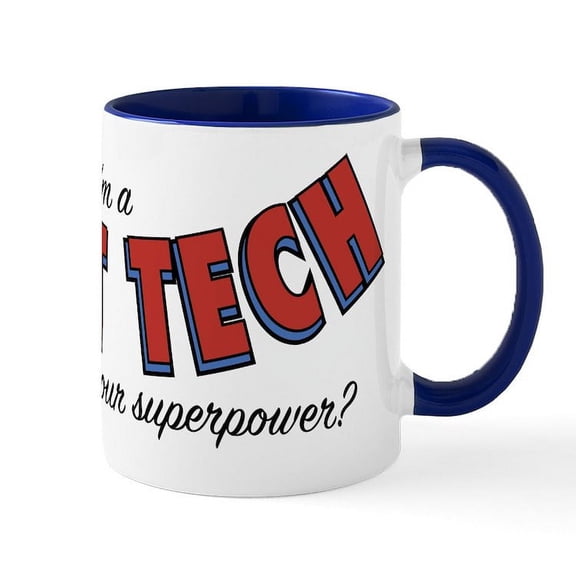 CafePress - I'm A Vet Tech What's Your Super - 11 oz Ceramic Mug - Novelty Coffee Tea Cup