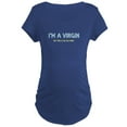 thumbnail image 1 of CafePress - I'm A Virgin Maternity Dark T Shirt - Maternity Dark T-Shirt, 1 of 3