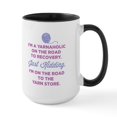 thumbnail image 1 of CafePress - I'm A Yarnaholic Large Mugs - 15 oz Ceramic Large White Novelty Mug, 1 of 4