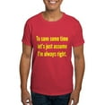 thumbnail image 1 of CafePress - I'm Always Right Dark T Shirt - Men's Classic Graphic Cotton T-Shirt, 1 of 4