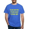 thumbnail image 1 of CafePress - I'm Always Right Dark T Shirt - Men's Classic Graphic Cotton T-Shirt, 1 of 4