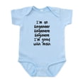 thumbnail image 1 of CafePress - I'm An Engineer I'm Good At Math Body Suit - Baby Light Bodysuit, Size Newborn - 24 Months, 1 of 4