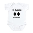 thumbnail image 1 of CafePress - I'm Awesome Ski Vermont Infant Bodysuit - Baby Light Bodysuit, Size Newborn - 24 Months, 1 of 4