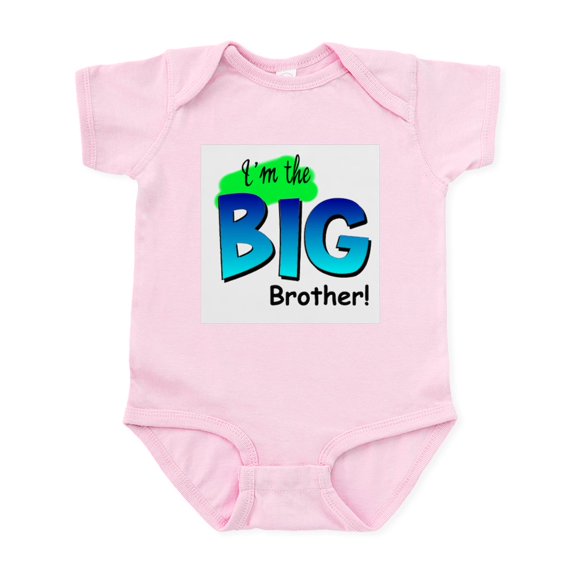 CafePress - I'm Big Brother Infant Bodysuit - Baby Light Bodysuit, Size Newborn - 24 Months