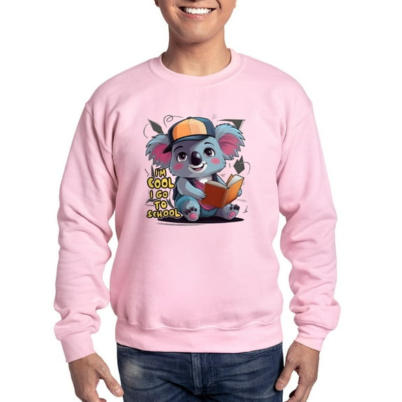 CafePress - I'm Cool I Go To School - Crew Neck Sweatshirt