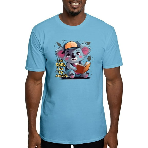 CafePress - I'm Cool I Go To School Men's Classic T Shirt - Fitted T-Shirt, Vintage Fit Soft Cotton Tee