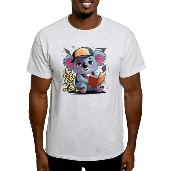 CafePress - I'm Cool I Go To School Men's Value T Shirt - Men's Classic Graphic T-Shirt