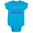 thumbnail image 1 of CafePress - I'm Cute, Mom's Beautiful, Dad's Lucky - Cute Infant Bodysuit Baby Romper, 1 of 1