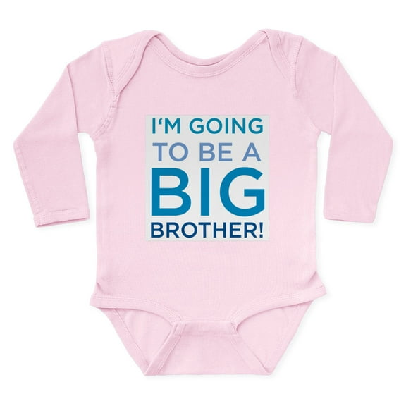 CafePress - I'm Going To Be A Big Brother Infant Creeper Body - Long Sleeve Cotton Baby Bodysuit