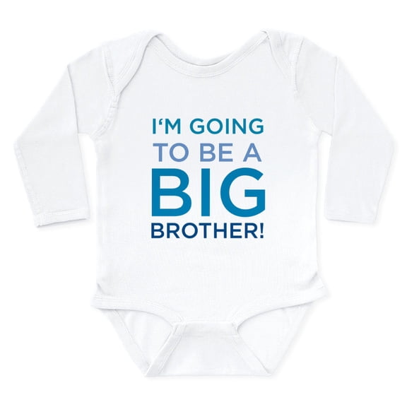 CafePress - I'm Going To Be A Big Brother Infant Creeper Body - Long Sleeve Cotton Baby Bodysuit