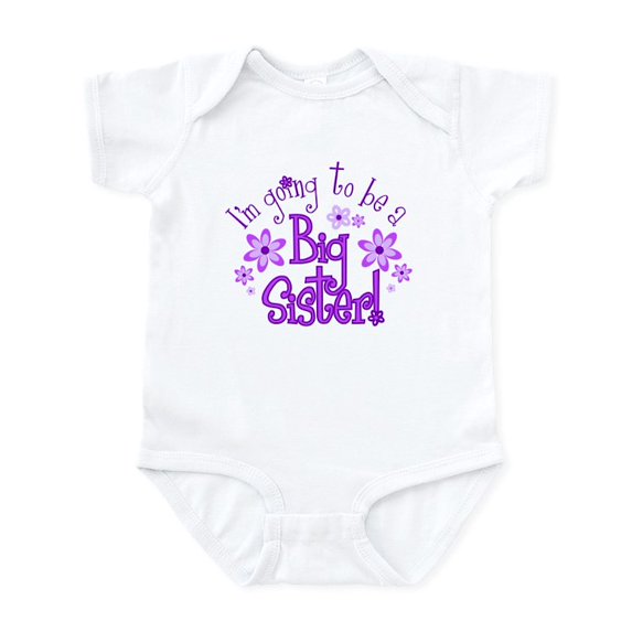 CafePress - I'm Going To Be A Big Sister Infant Bodysuit - Baby Light Bodysuit, Size Newborn - 24 Months