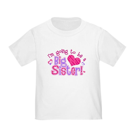 CafePress - I'm Going To Be A Big Sister T Shirt - Cute Toddler T-Shirt, 100% Cotton