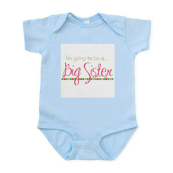 CafePress - I'm Gonna Be A Big Sister Infant Bodysuit - Baby Light Bodysuit, Size Newborn - 24 Months
