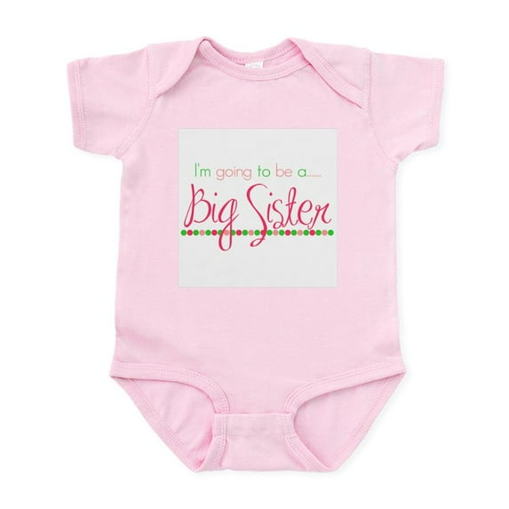 CafePress - I'm Gonna Be A Big Sister Infant Bodysuit - Baby Light Bodysuit, Size Newborn - 24 Months