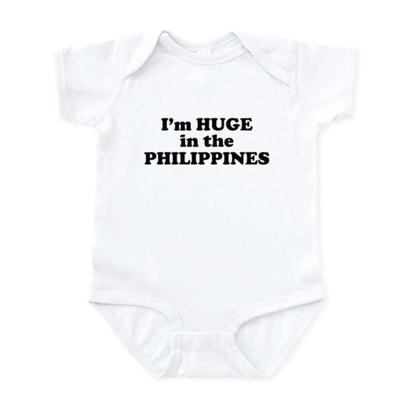 CafePress - I'm HUGE In The PHILIPPINES Infant Bodysuit - Baby Light Bodysuit, Size Newborn - 24 Months
